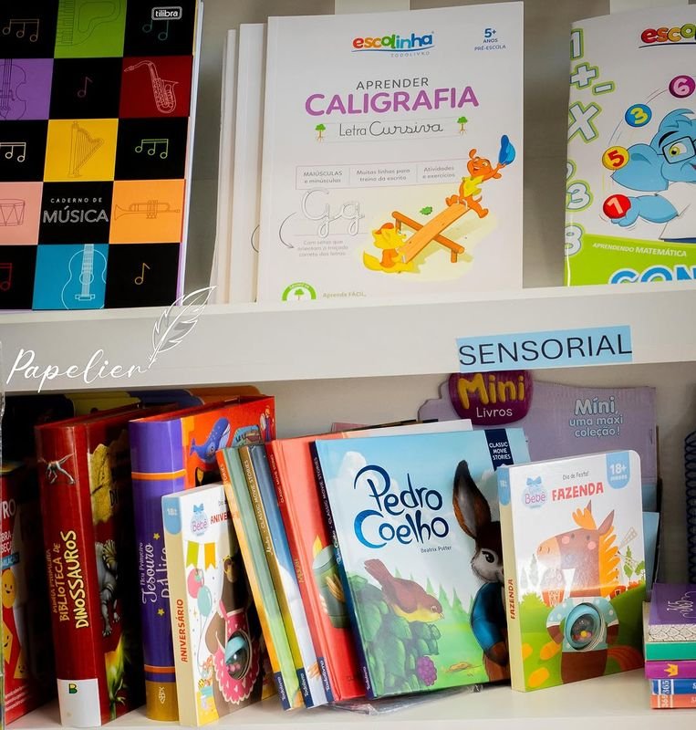 Livros infantis e sensoriais para as férias na Papelier